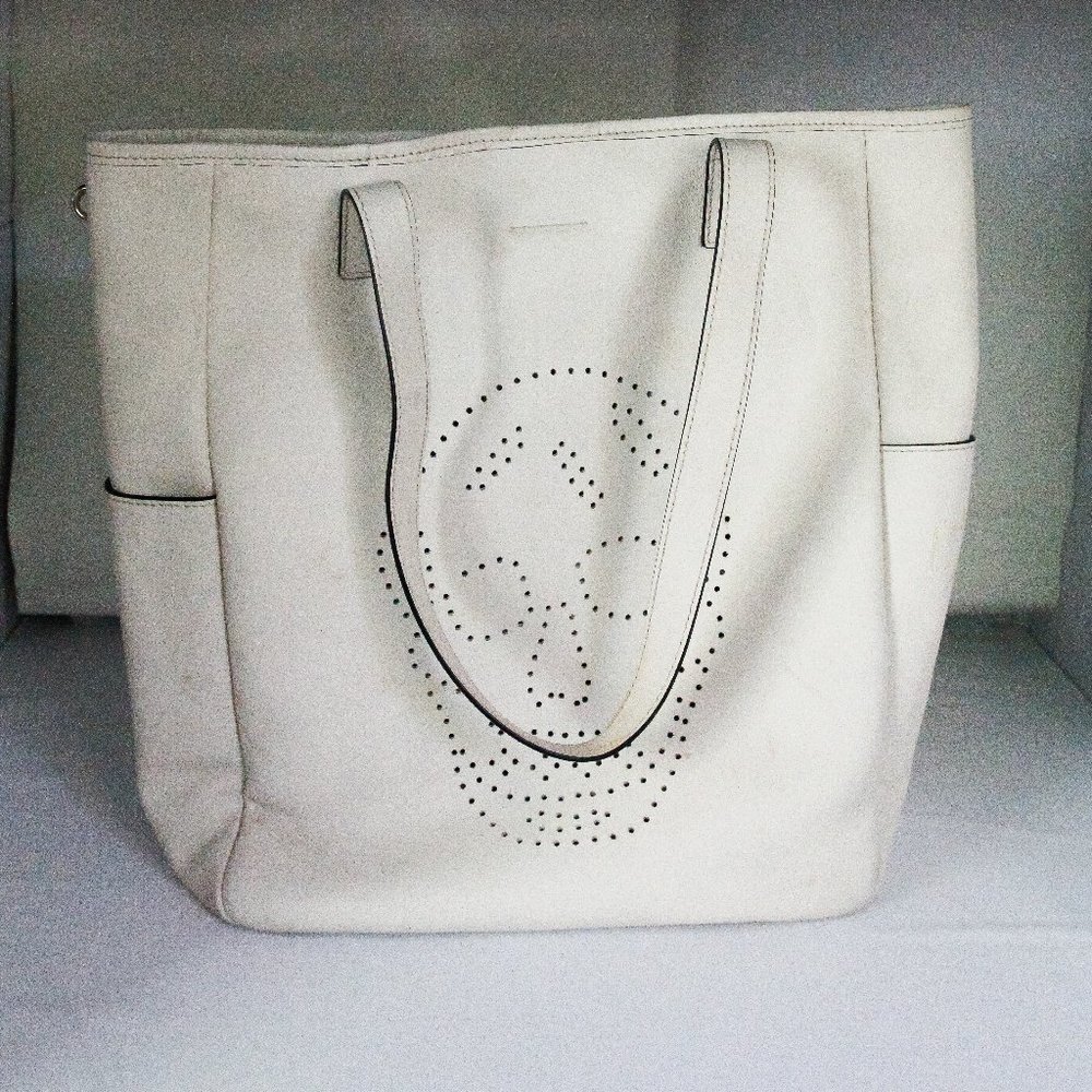 Alexander McQueen Skull Leather Tote Bag